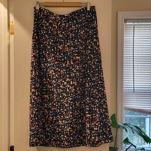 Loft heart print skirt